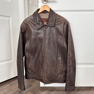 Danier Brown Leather Jacket